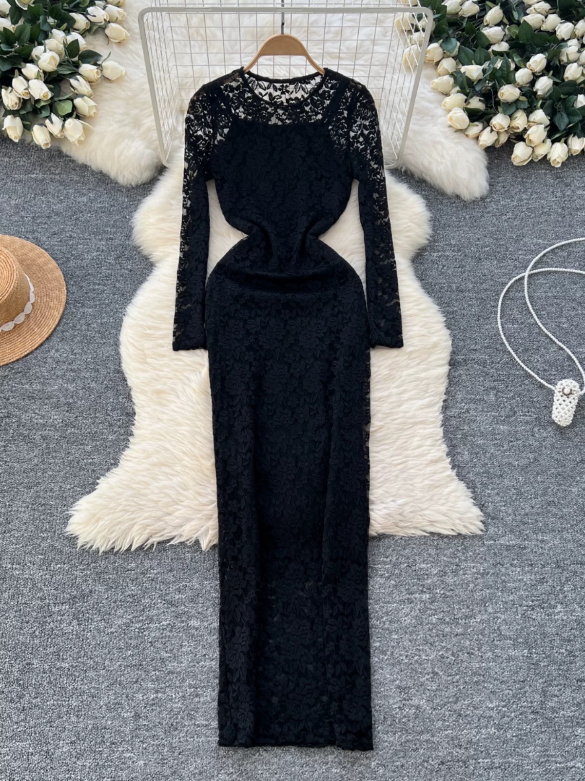 Meet my expectations lace dress FBC411 images